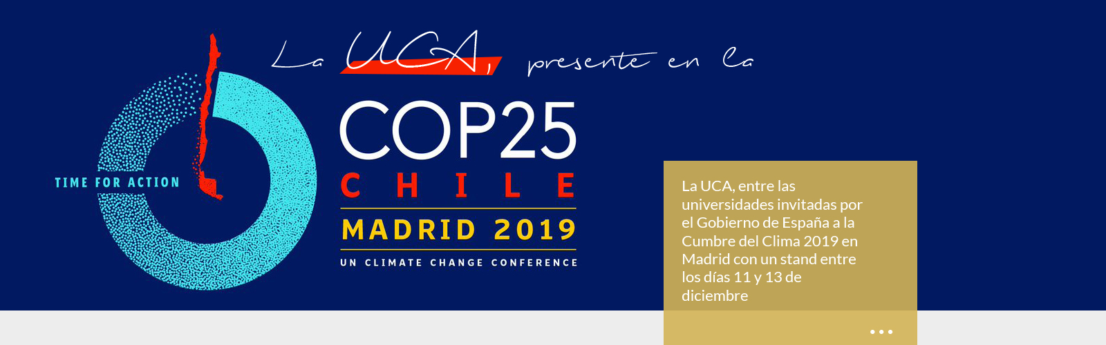 La UCA en la Cumbre Mundial del Clima COP25